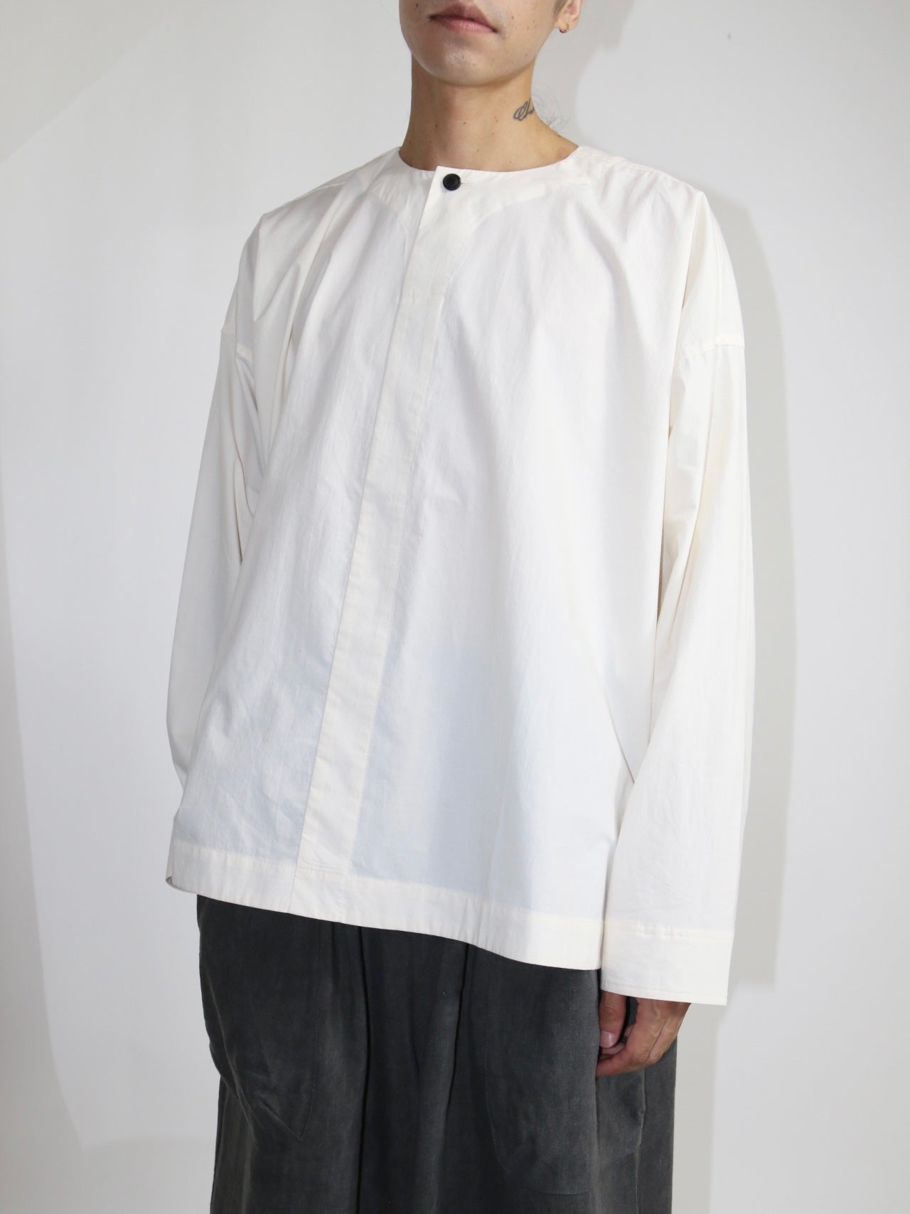 WOVEN LONG SLEEVE TEE【O20WTS1】KINARI