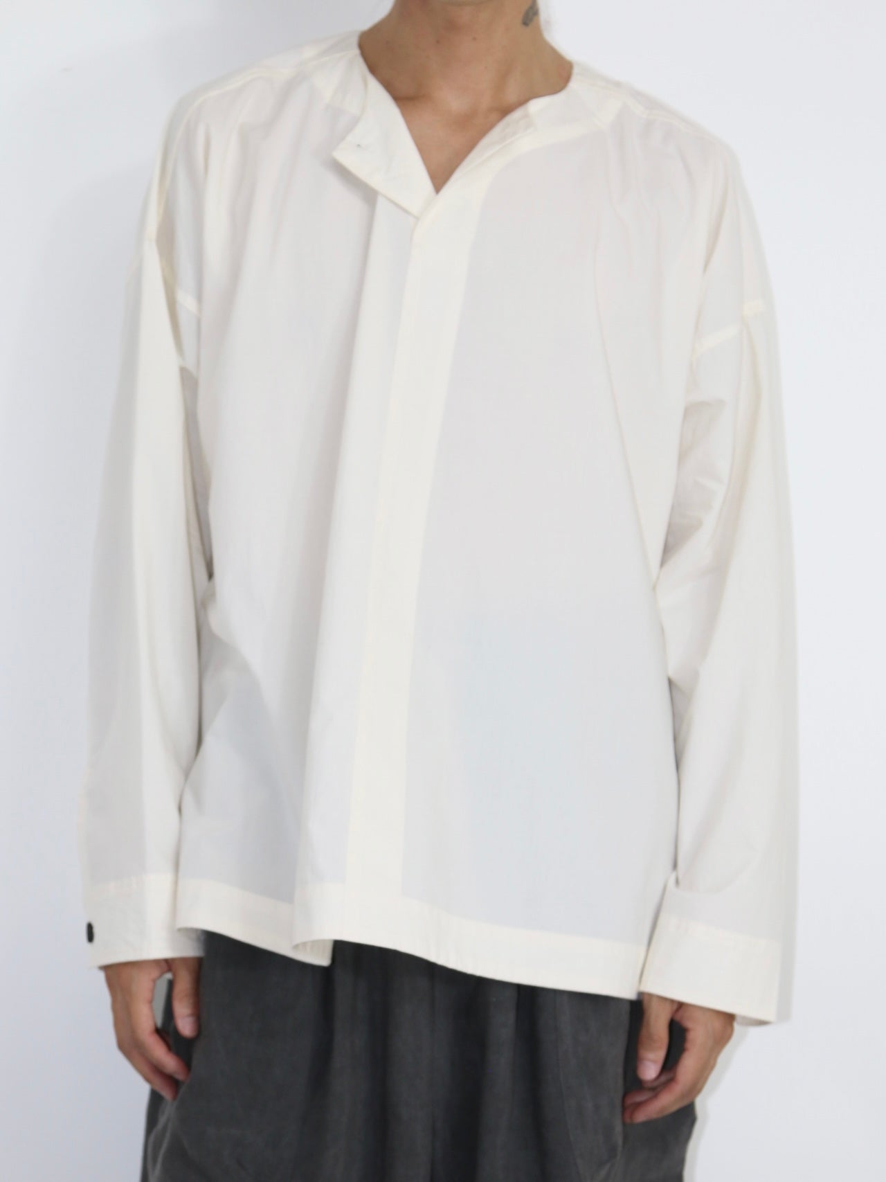 WOVEN LONG SLEEVE TEE【O20WTS1】KINARI