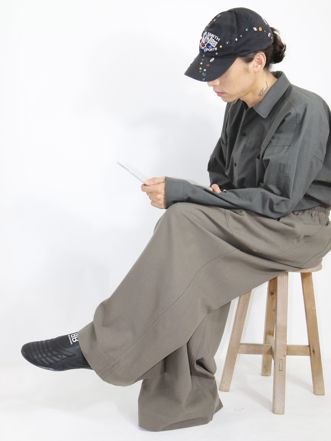 WIDE EASY PANTS【O20TR1】TAUPE