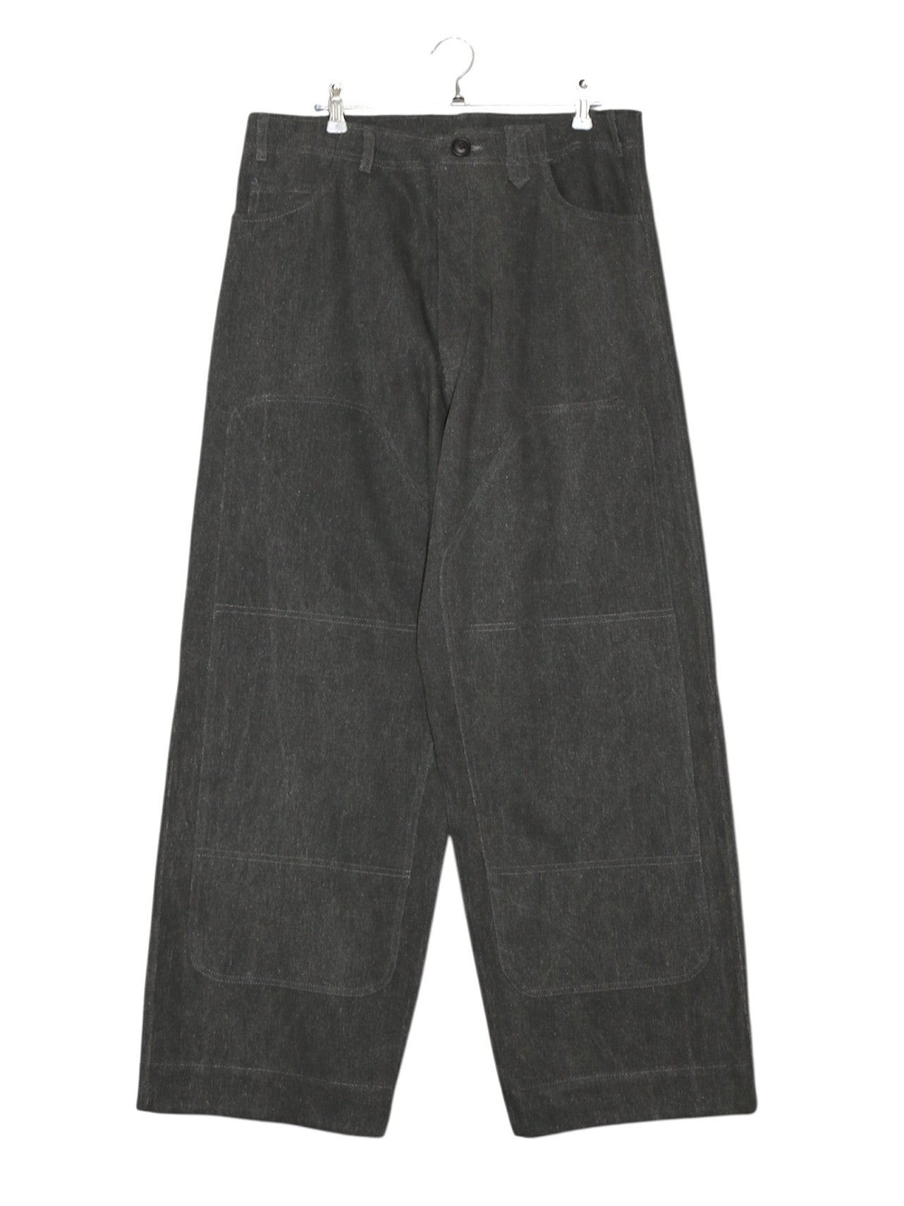 DOUBLE KNEE TROUSERS【O21TR5】OFF BLACK