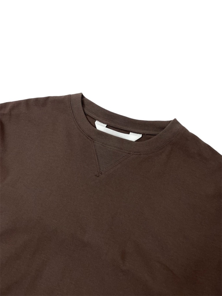 LS SWEAT TEE 【A90 】SMOKE BROWN