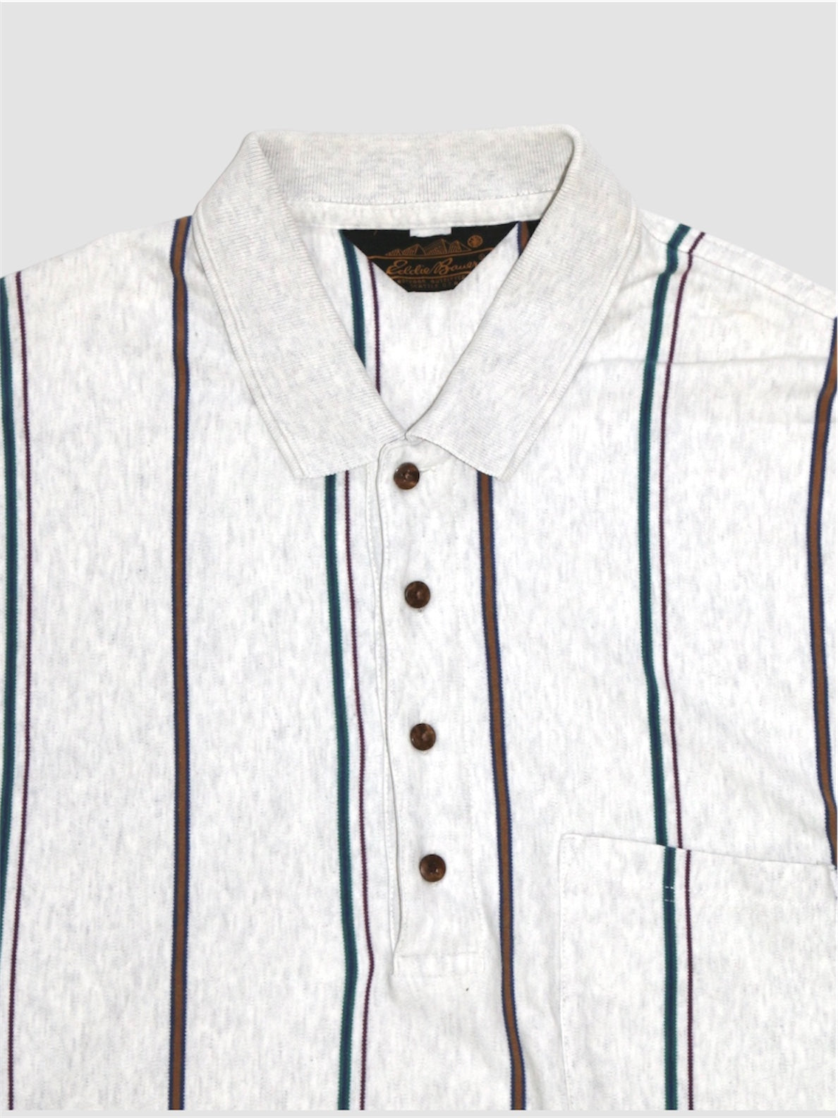 90's stripe polo〝Eddie Bauer〟