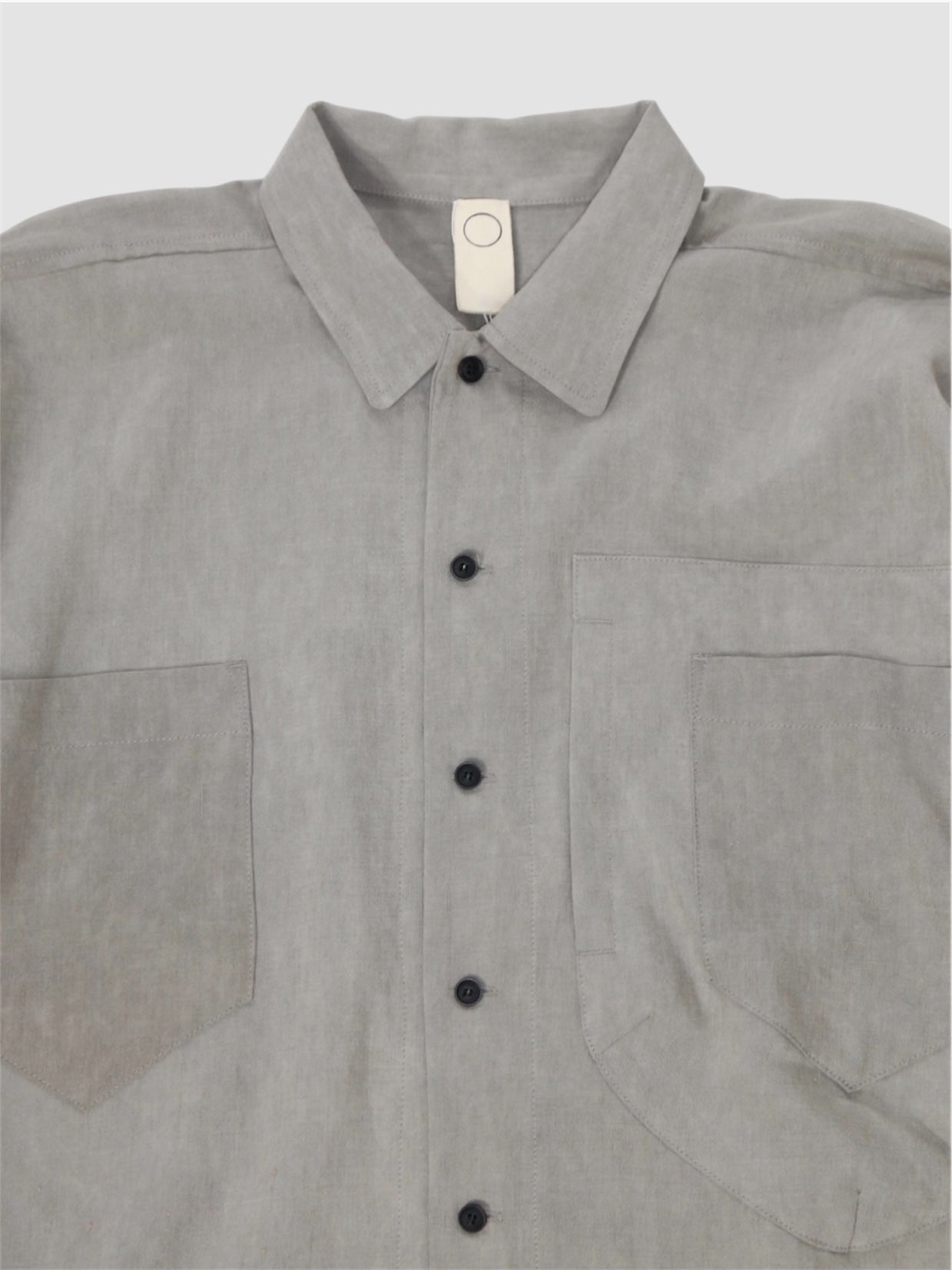 WIDE EASY SHIRT【O20SRT1】SUMI GREY