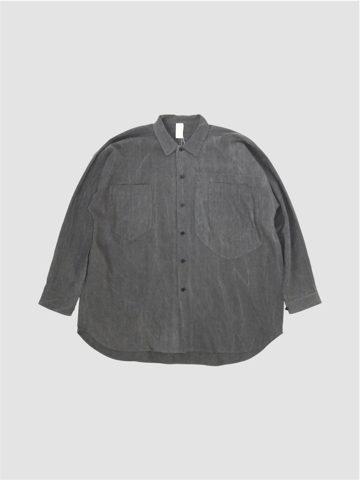 WIDE EASY SHIRT【O20SRT1】OFF BLACK