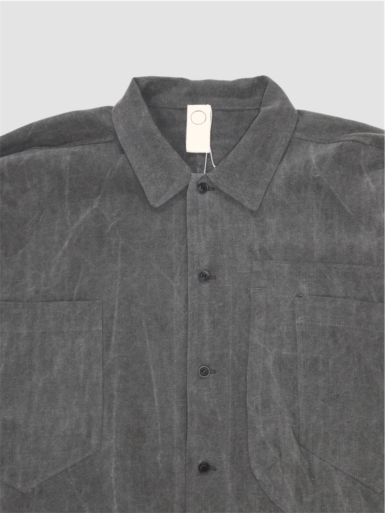 WIDE EASY SHIRT【O20SRT1】OFF BLACK