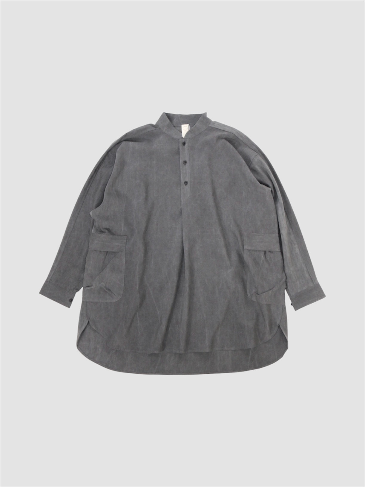 GRANDAD SHIRT【O20SRT2】OFF BLACK