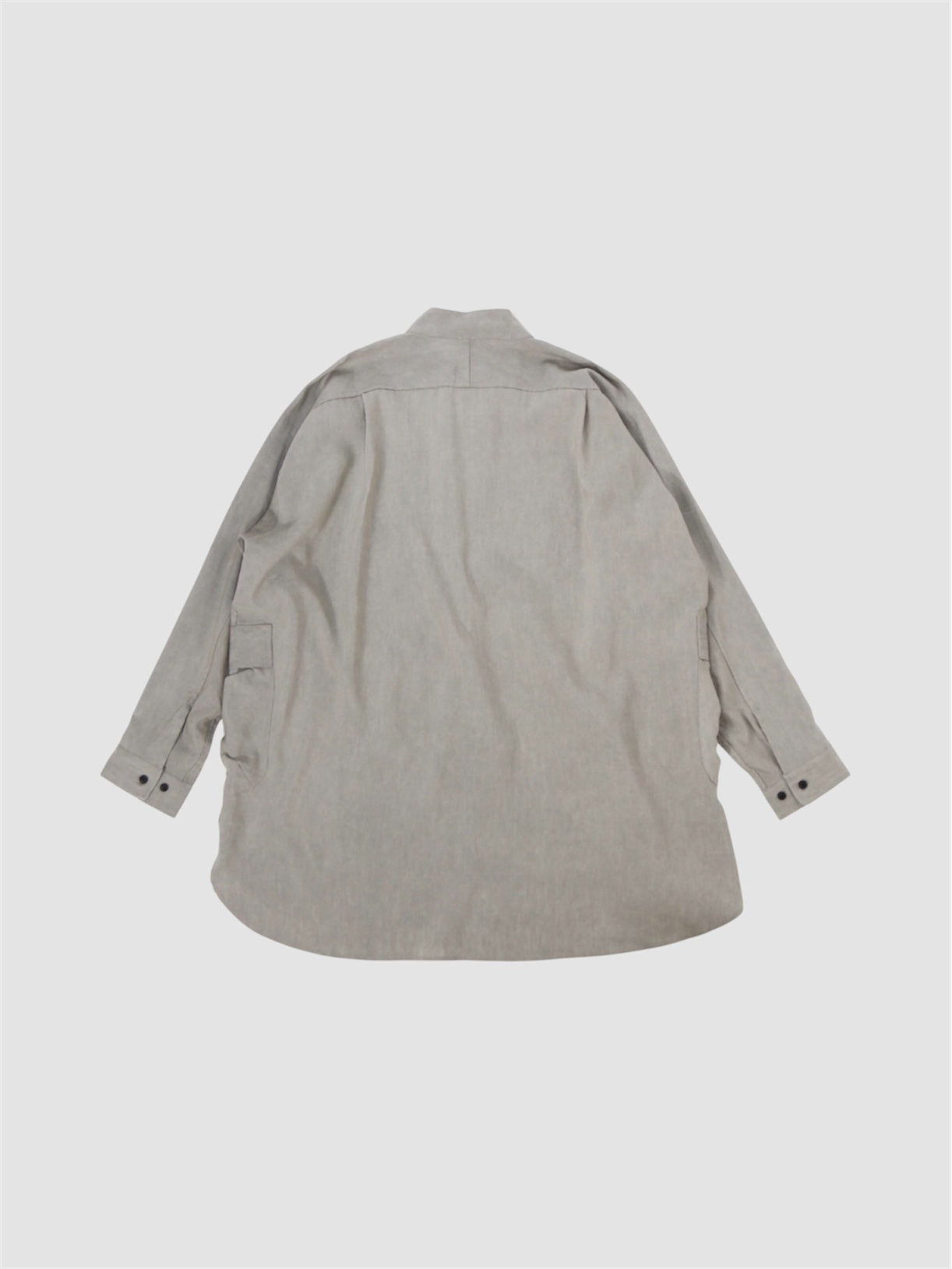 GRANDAD SHIRT【O20SRT2】SUMI GREY