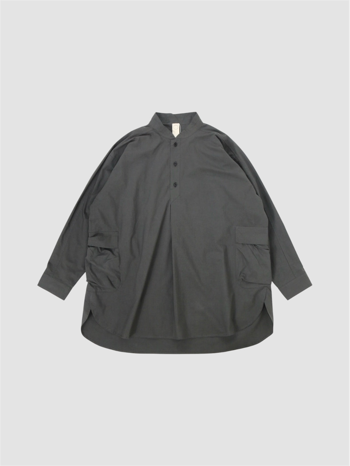 GRANDAD SHIRT【O20SRT2】DK GREY