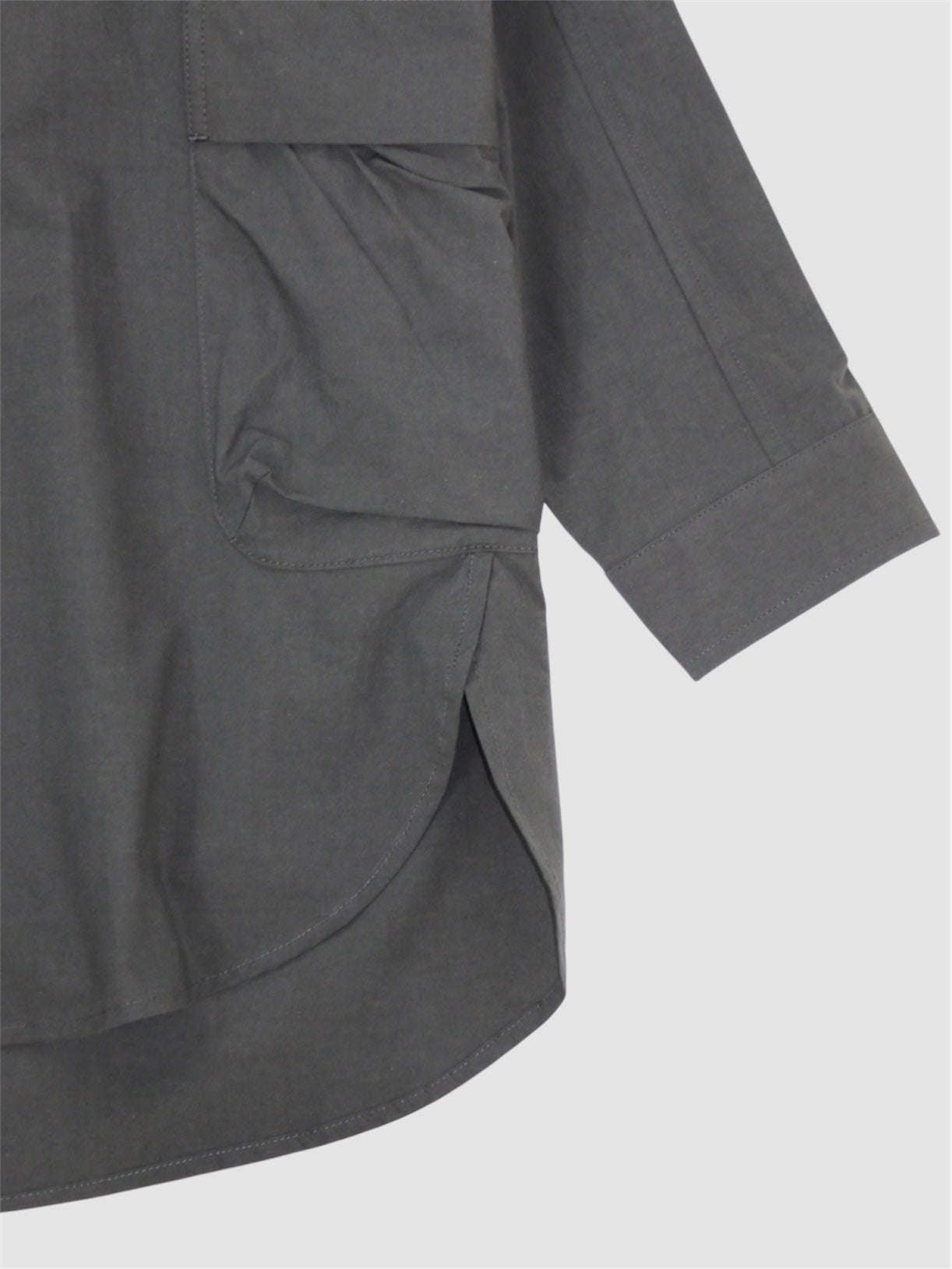 GRANDAD SHIRT【O20SRT2】DK GREY