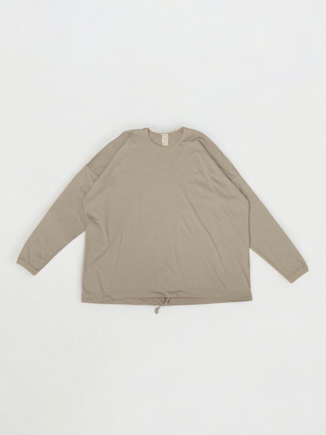 LONG SLEEVE BALLOON TEE【O20TS1】ASH SAND