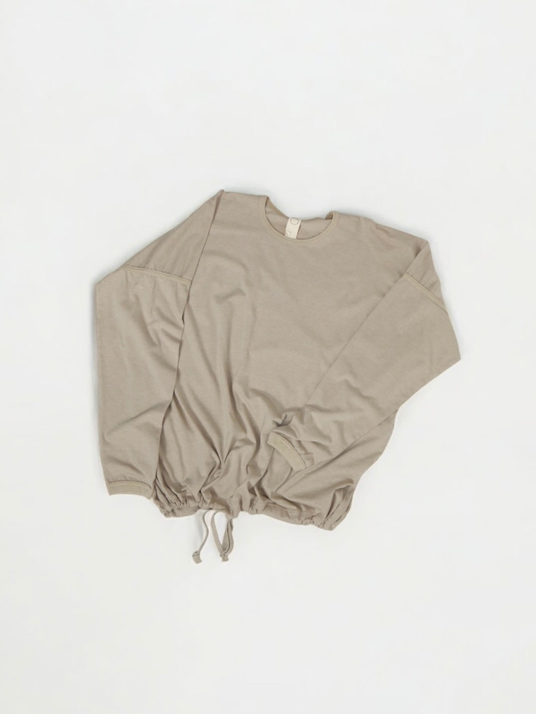 LONG SLEEVE BALLOON TEE【O20TS1】ASH SAND