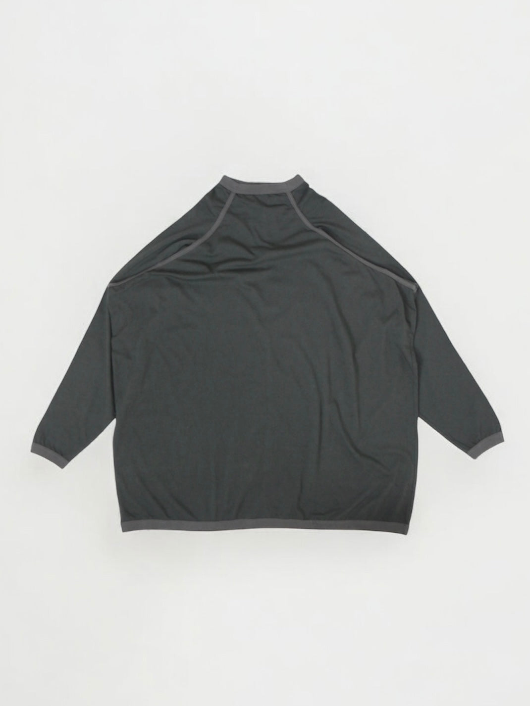 WIDE FIT HIGH NECK TEE【O20TS3】OFF BLACK