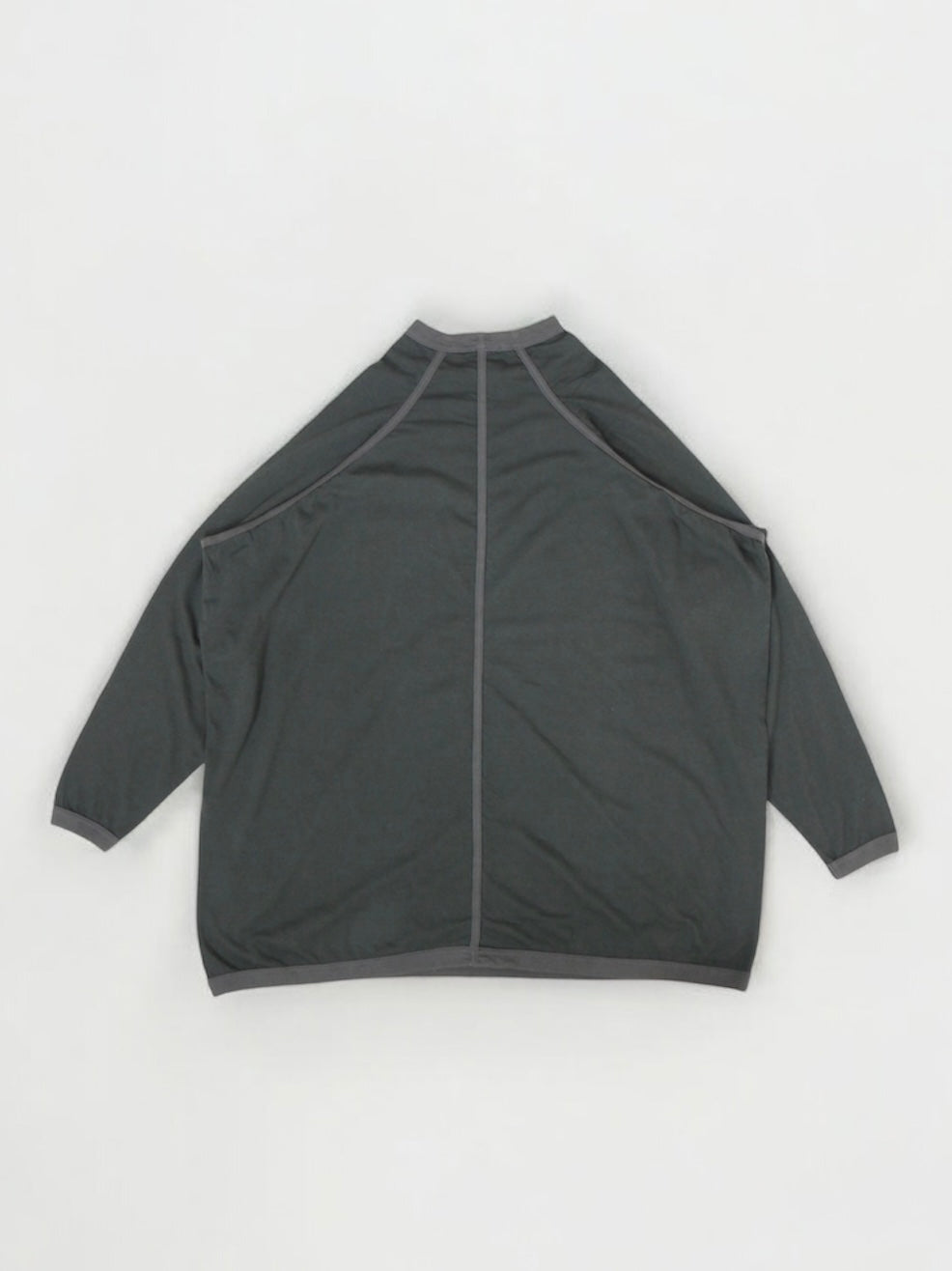 WIDE FIT HIGH NECK TEE【O20TS3】OFF BLACK