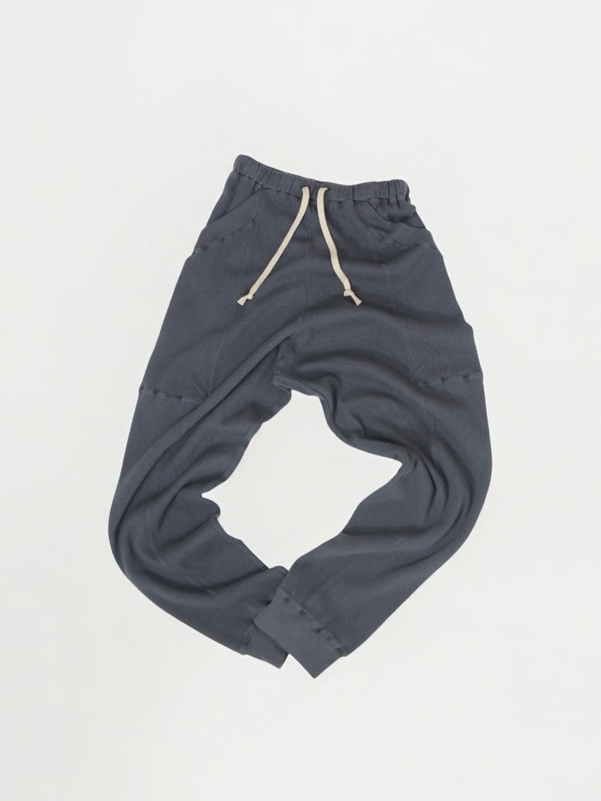 WAFFLE JOGGING PANTS【O20TS6】ANTHRACITE