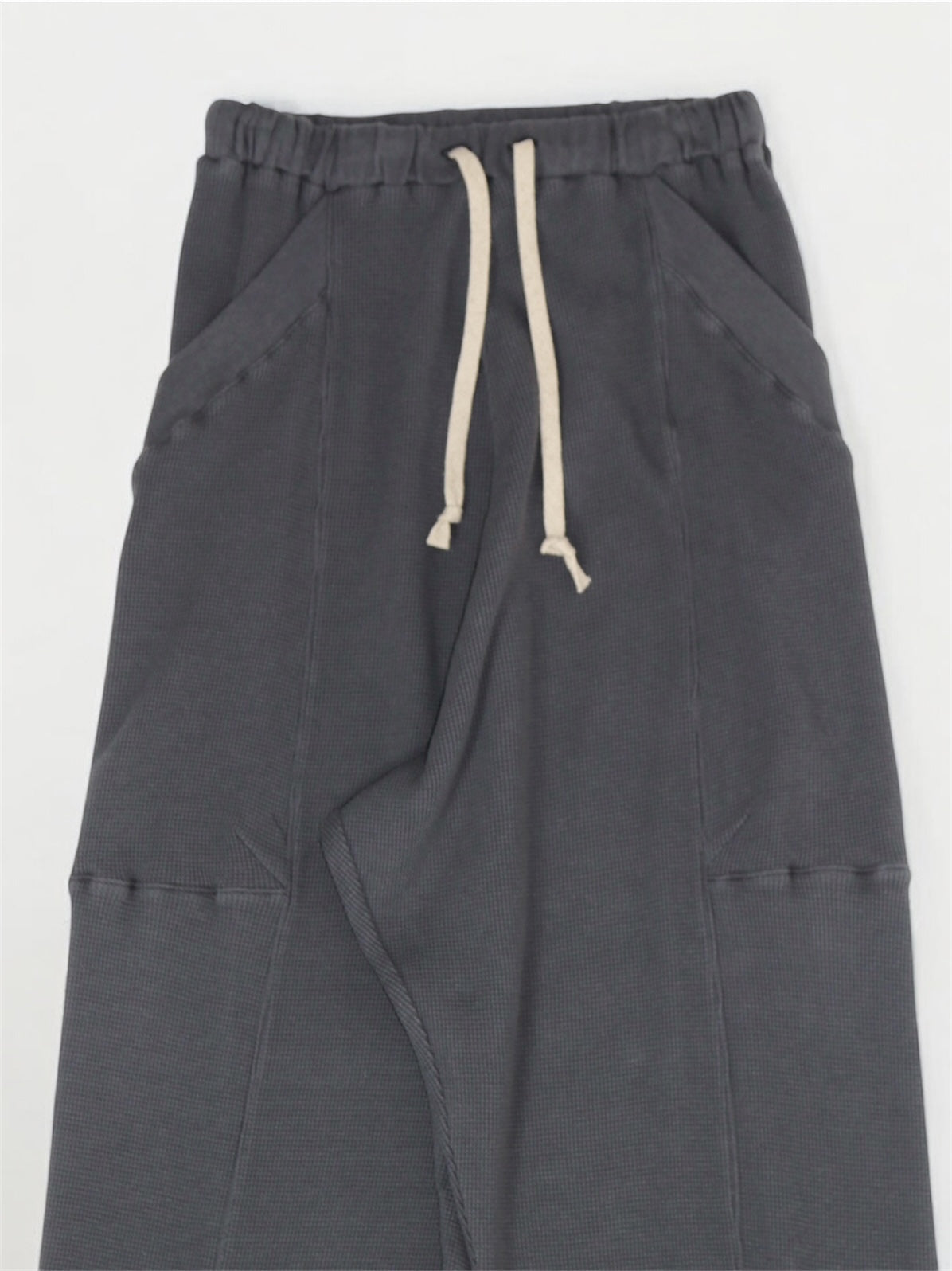 WAFFLE JOGGING PANTS【O20TS6】ANTHRACITE