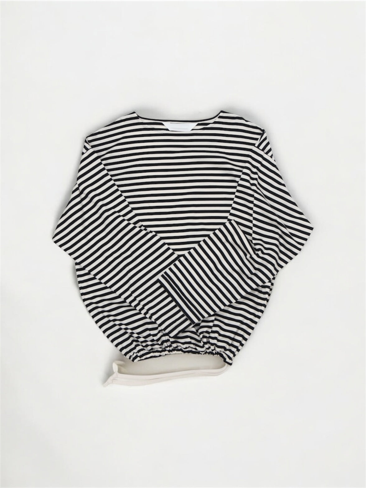 BALLOON BASUQUE TOP【A-106】ECRU/BLACK