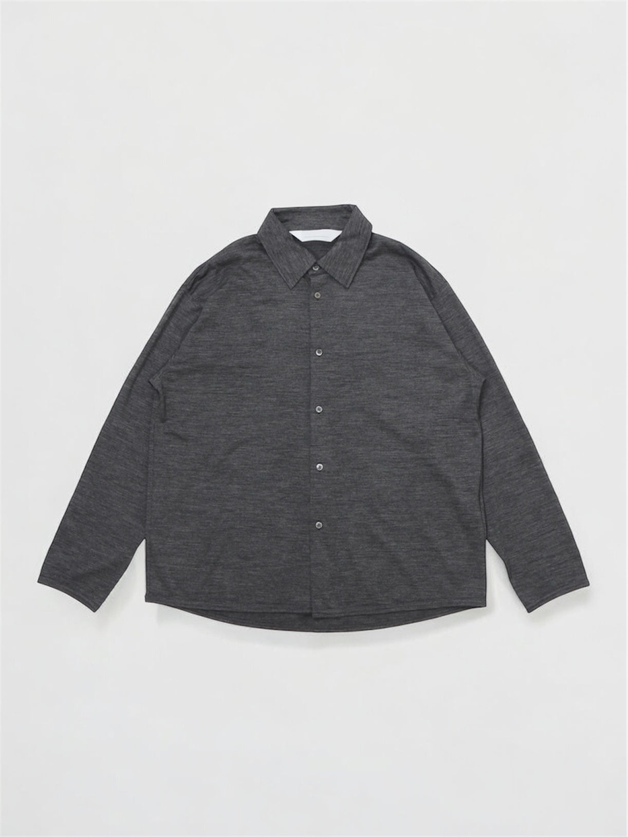 MERINO SHIRTS【A-109】MID GREY