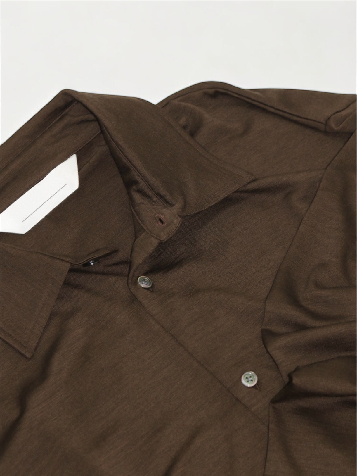 MERINO SHIRTS【A-109】DK BROWN