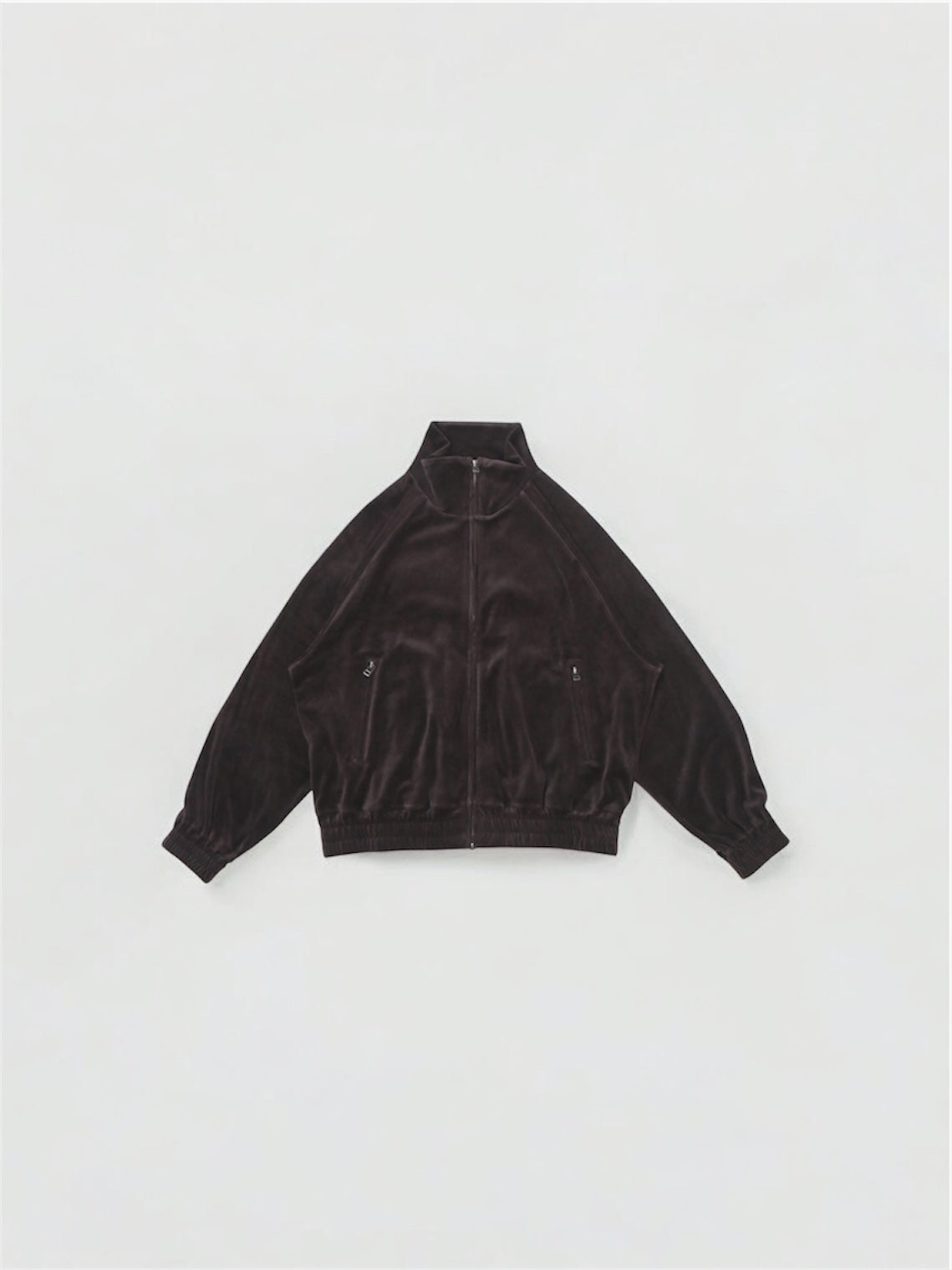 VELOUR JACKET【A-113】SHINE BROWN