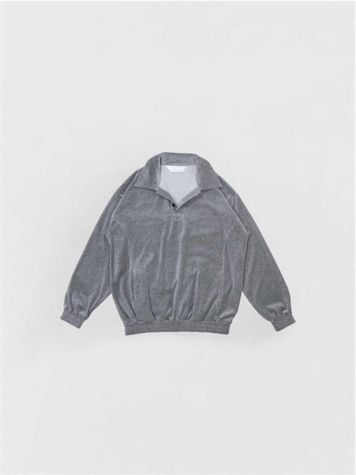 VELOUR POLO【A-95】HEATHER