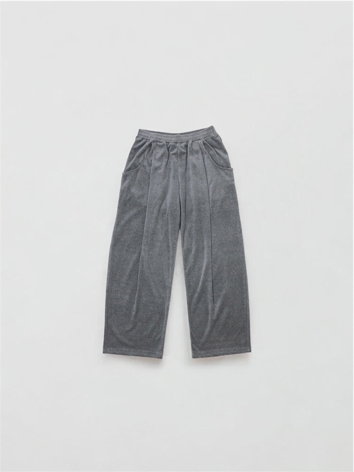 VELOUR TUCK PANTS 【A-111】HEATHER