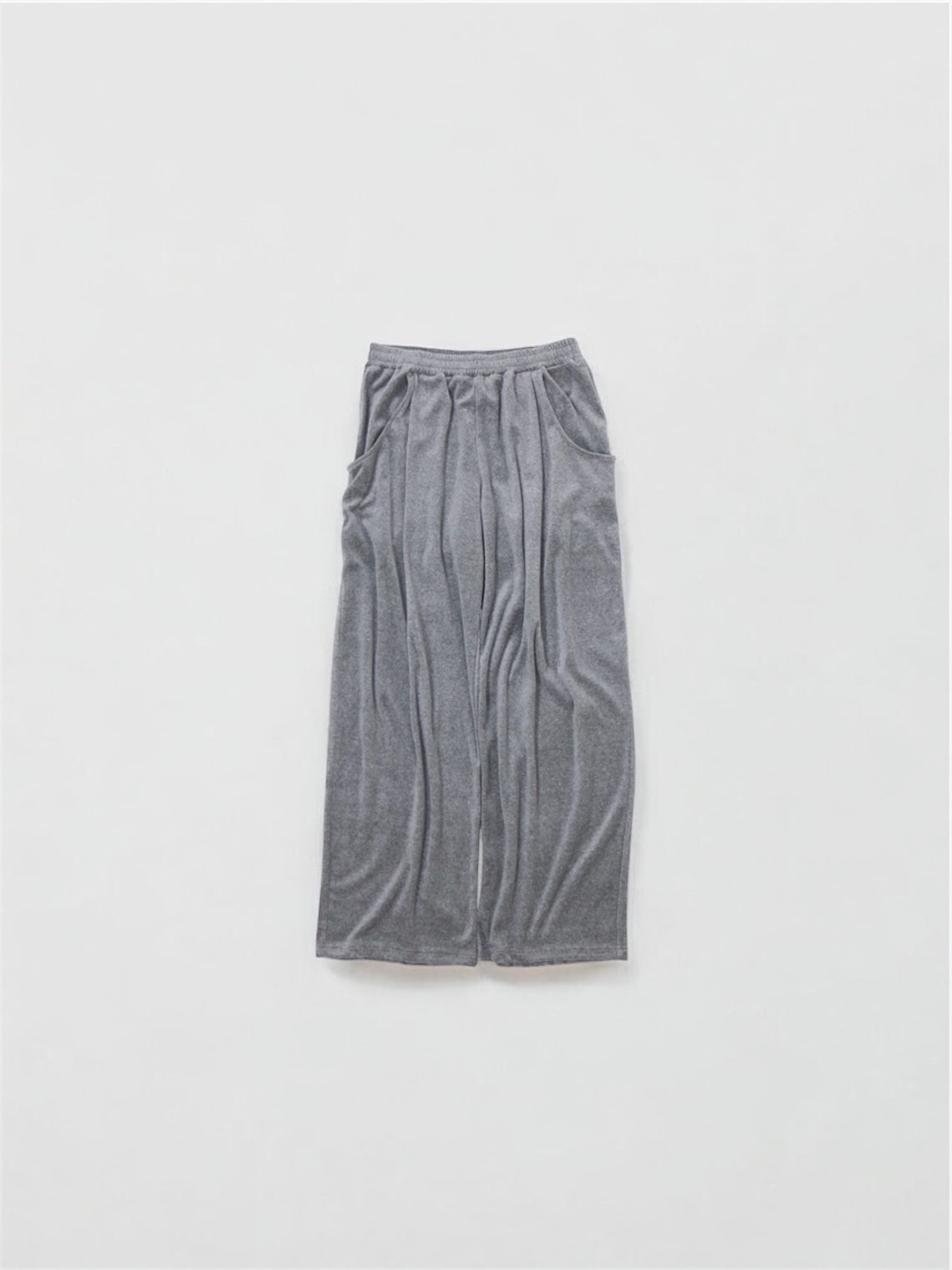 VELOUR TUCK PANTS 【A-111】HEATHER