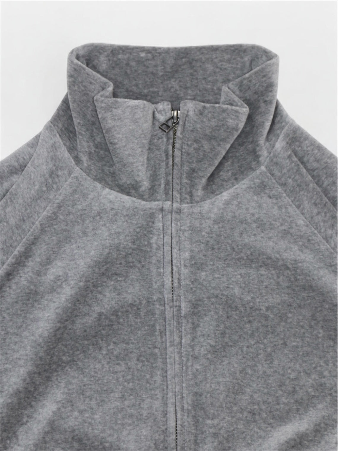 VELOUR JACKET【A-113】HEATHER