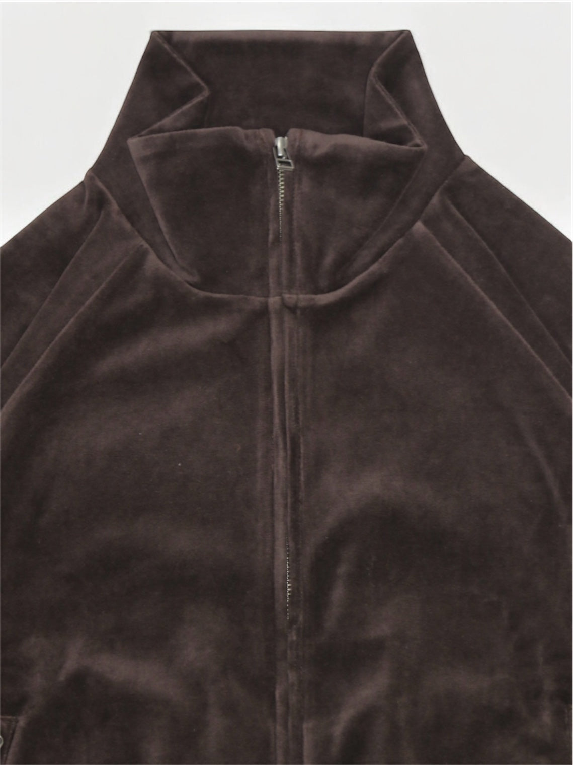 VELOUR JACKET【A-113】SHINE BROWN