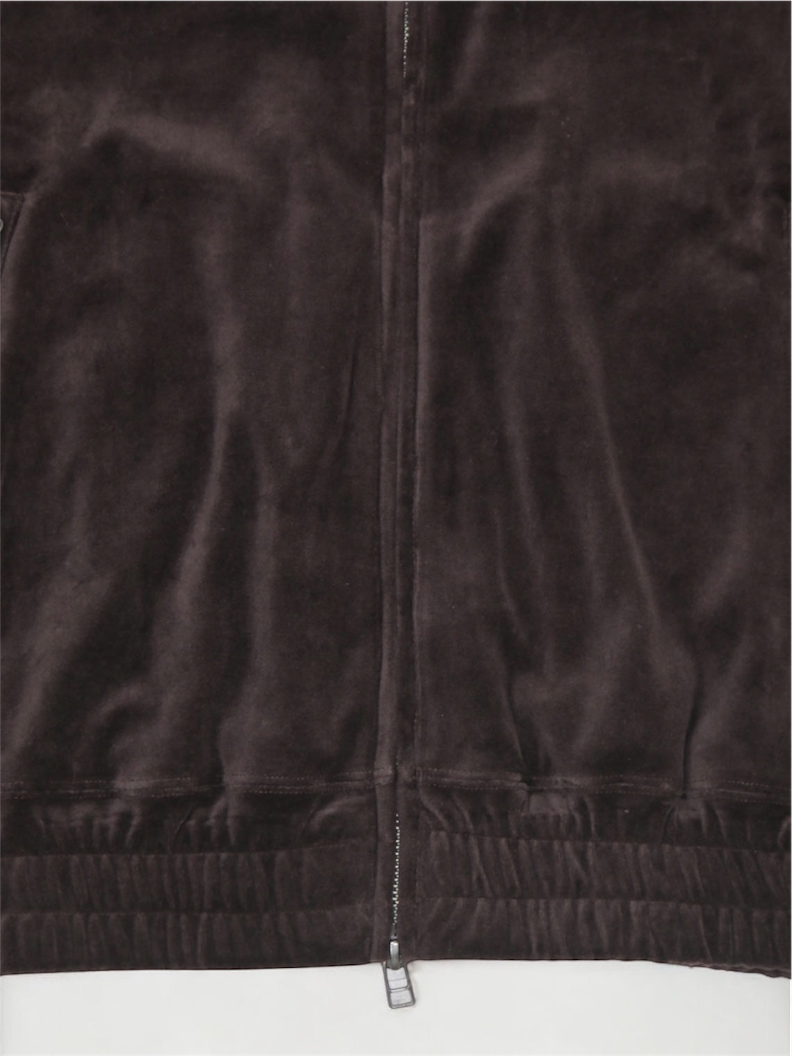 VELOUR JACKET【A-113】SHINE BROWN