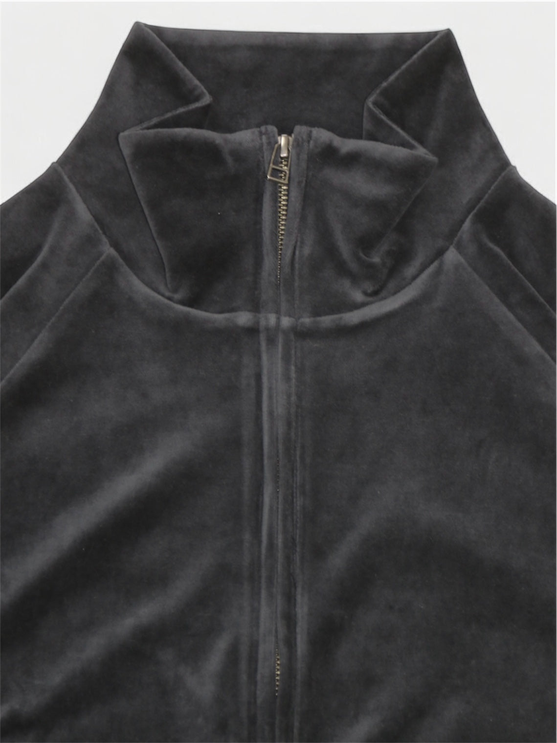 VELOUR JACKET【A-113】STEEL NAVY