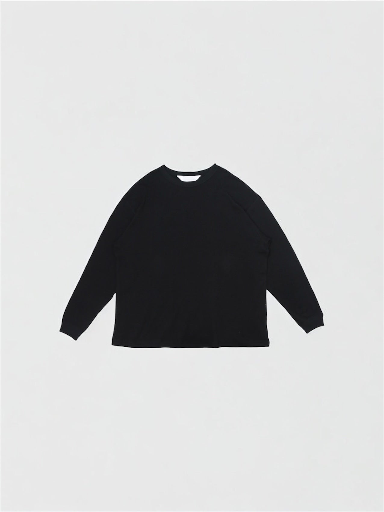 WAFFLE CHILLAX TOP【A117】BLACK