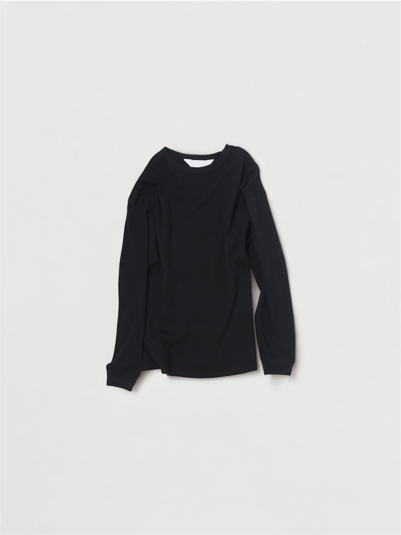 WAFFLE CHILLAX TOP【A117】BLACK