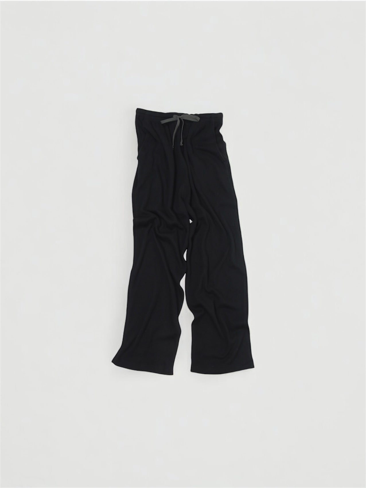 WAFFLE SLEEPY PANTS【A-118】BLACK