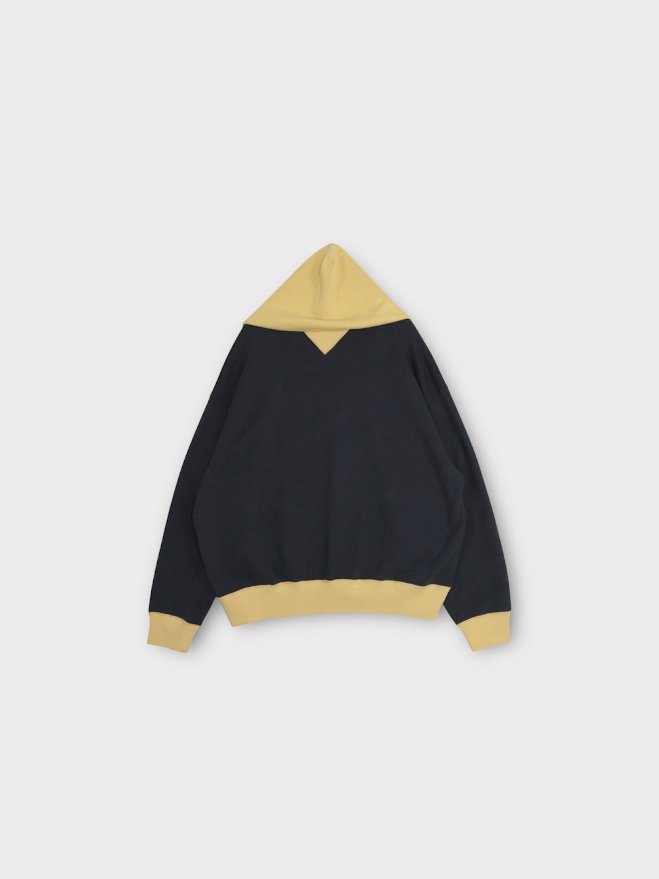 AFTER HOODED SWEAT【A114】OFF BLACK/AGING GOLD