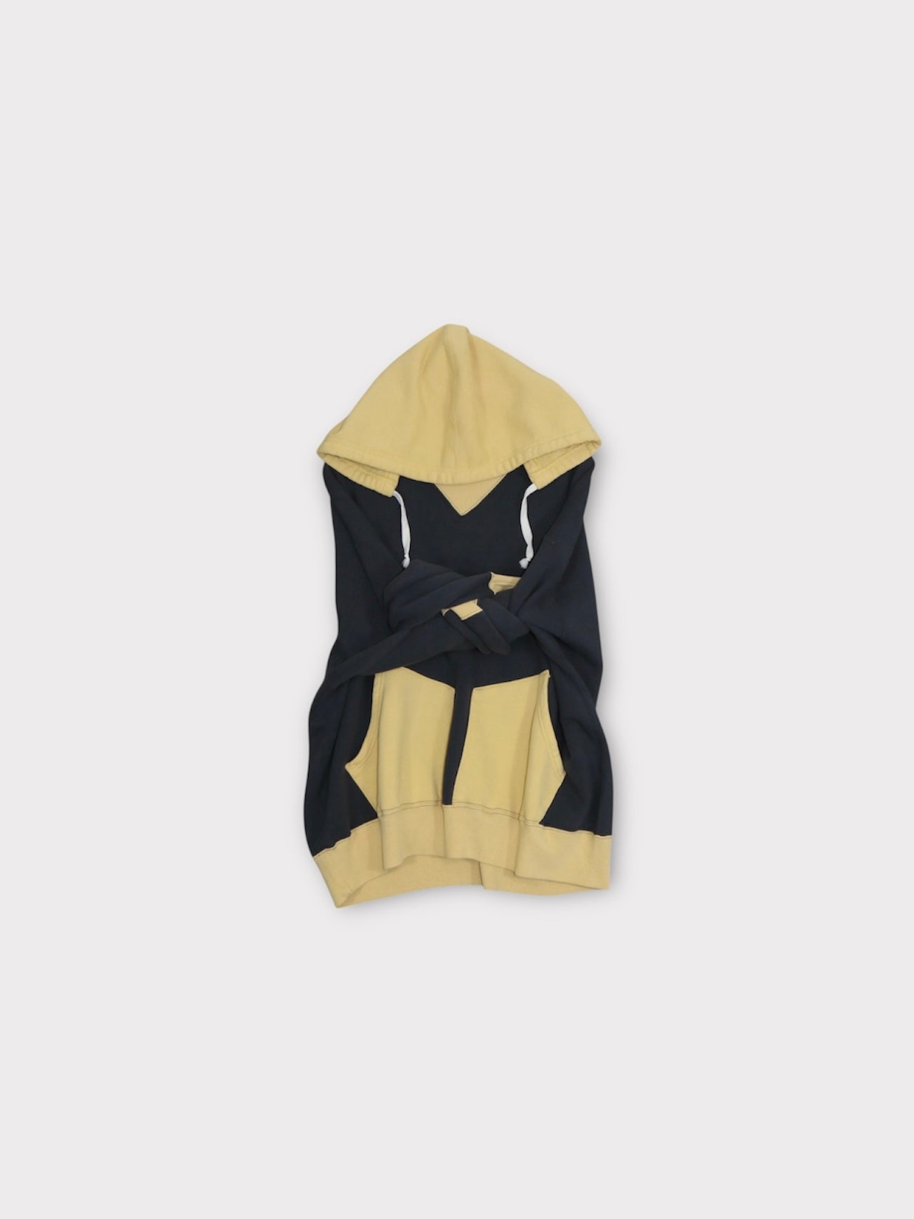 AFTER HOODED SWEAT【A114】OFF BLACK/AGING GOLD