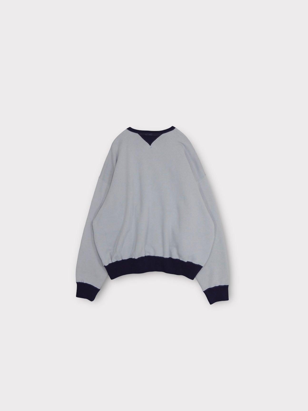 WV SWEAT【A115】DUSTY BLUE/EGGPLANT