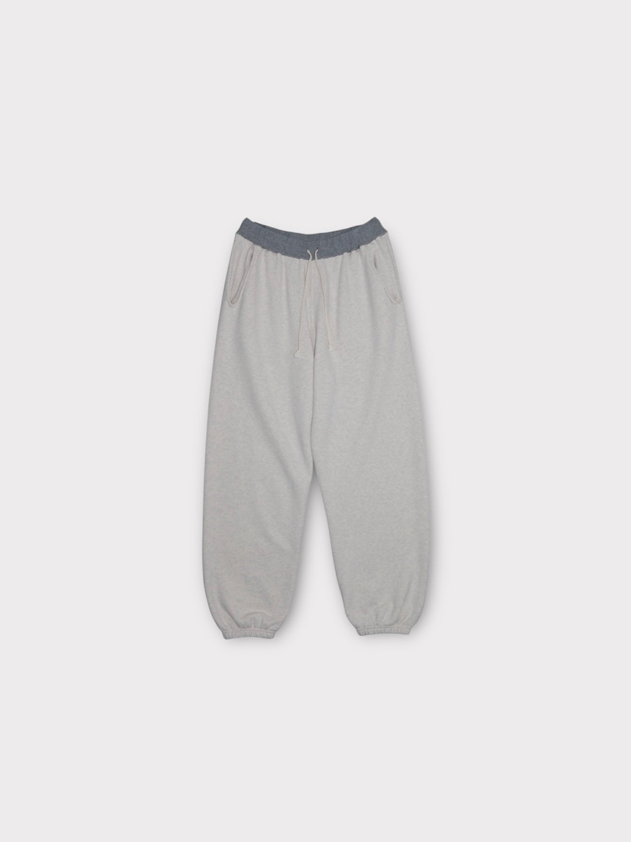SIDESEAMLESS SWEAT PANTS【A-116】OATMEAL/HEATHER