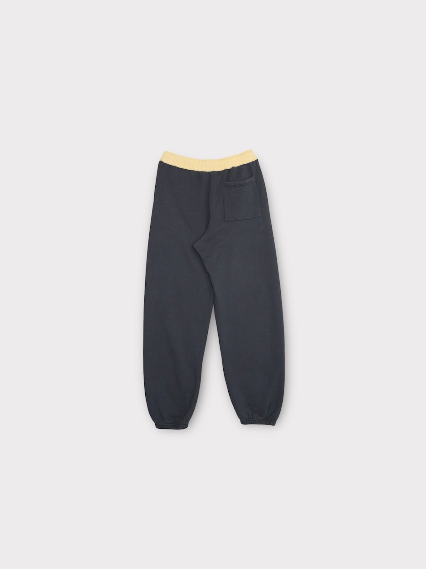 SIDESEAMLESS SWEAT PANTS【A-116】OFF BLACK/AGING GOLD