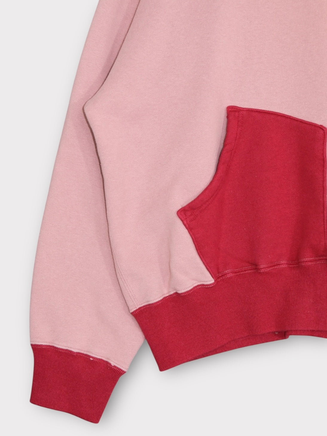 AFTER HOODED SWEAT【A114】FADE RED/SCARLET