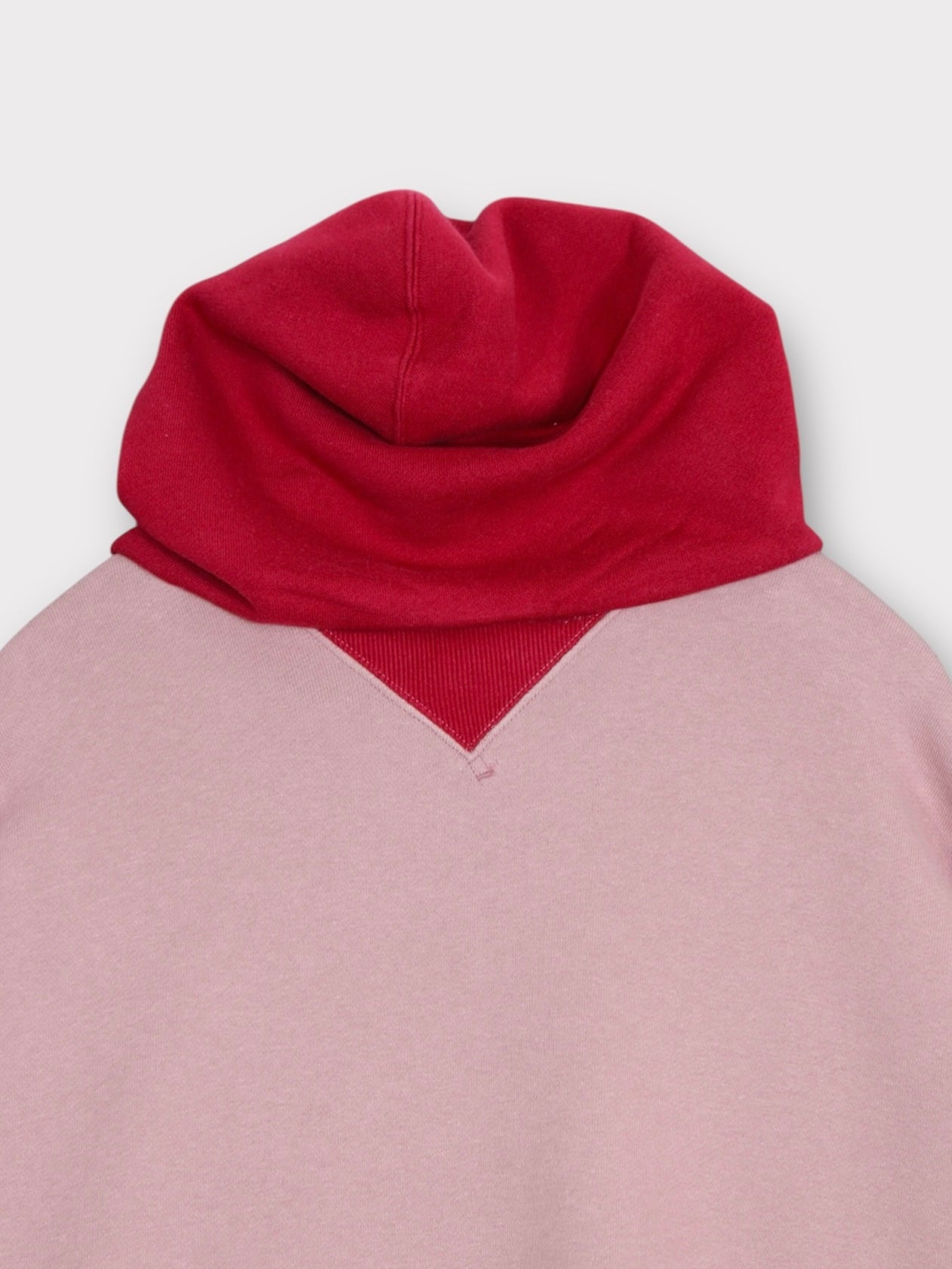 AFTER HOODED SWEAT【A114】FADE RED/SCARLET