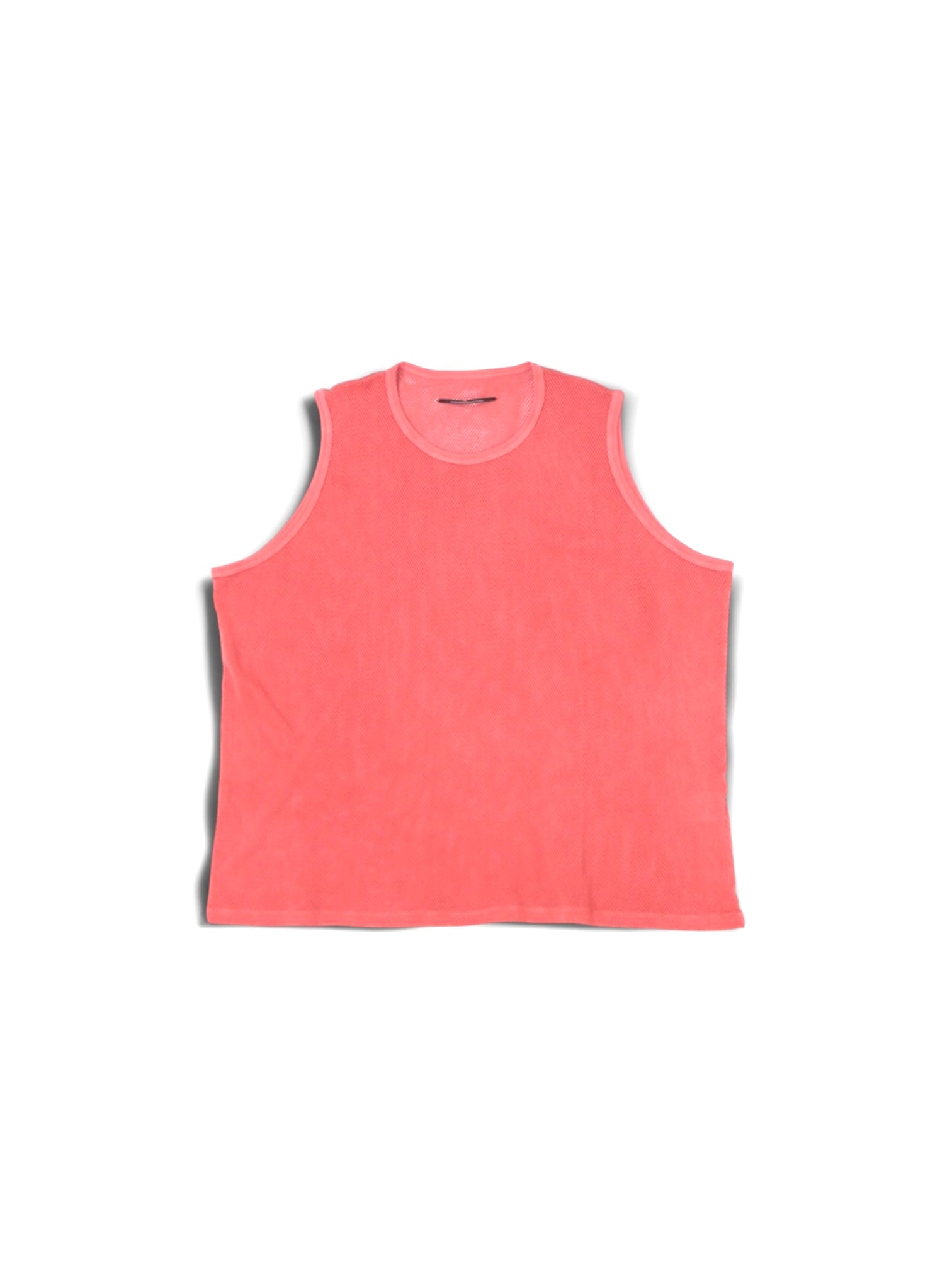 MESH SLEEVELESS【A100】SHABBY RED