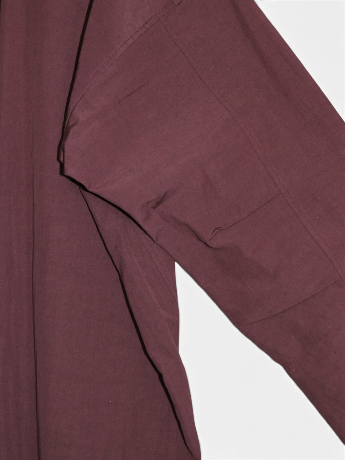 HENLEY SHIRT【O22SRT1】AUBERGINE