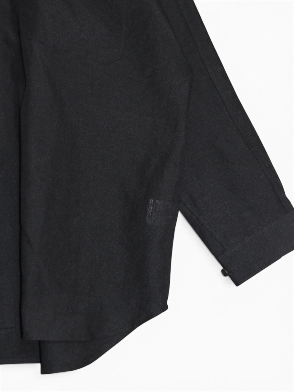 PLAIN LOOSE SHIRT【O22SRT2】BLACK