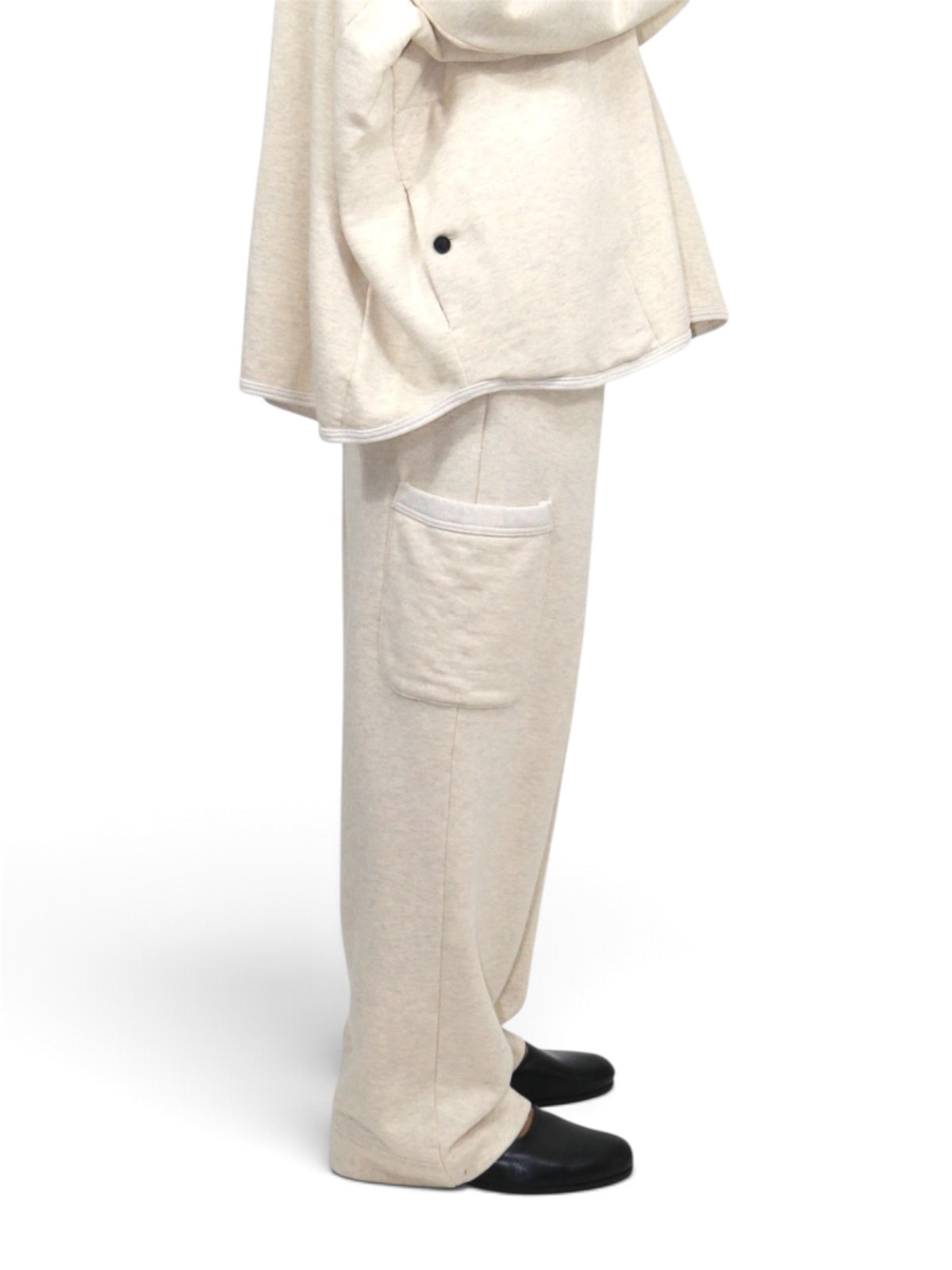 SIDE POCKET JOGGING PANTS【O22TS7】OATMEAL