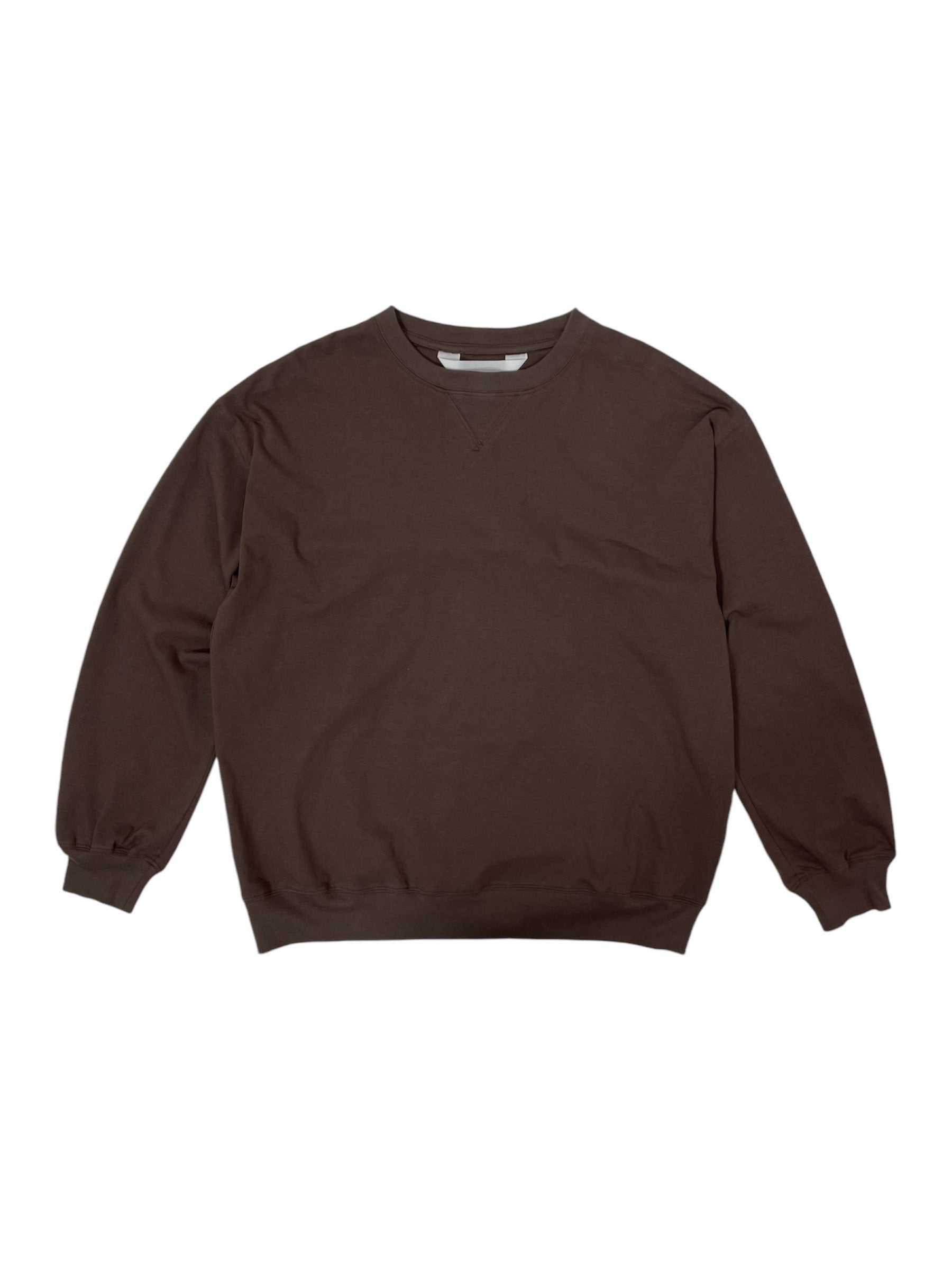 LS SWEAT TEE 【A90 】SMOKE BROWN