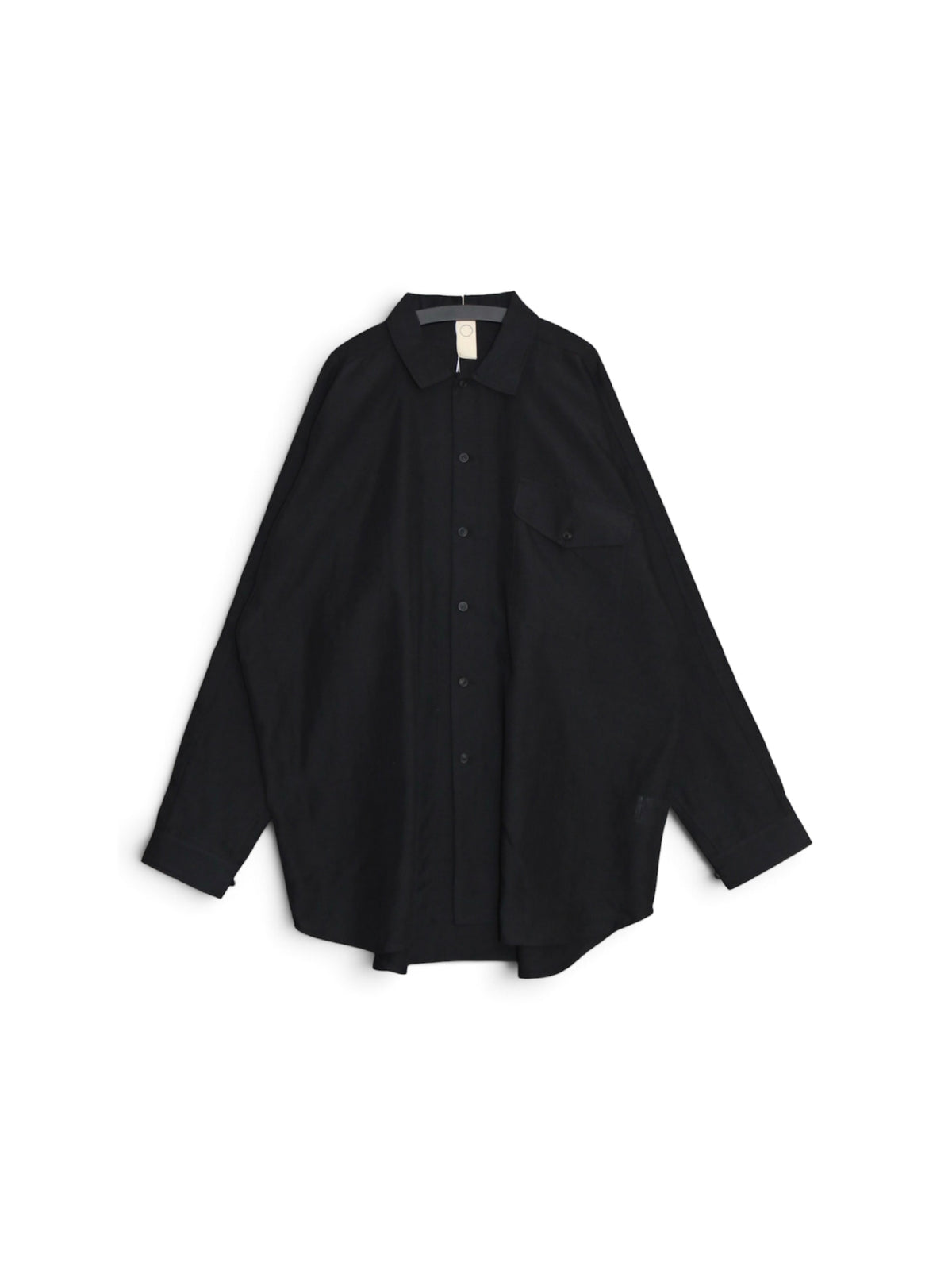 PLAIN LOOSE SHIRT【O22SRT2】BLACK